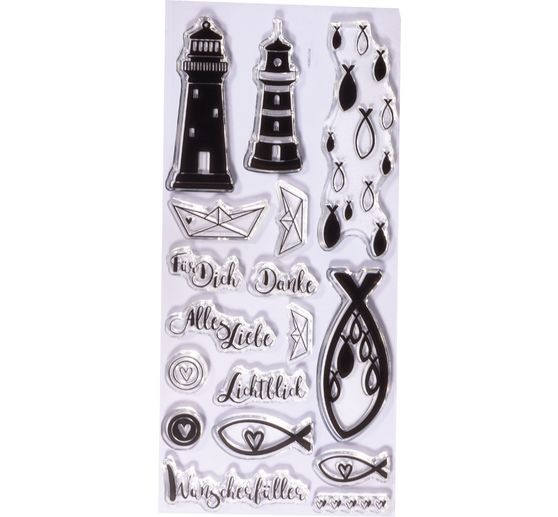 Clear Stamps "Lighthouse, fish & co"