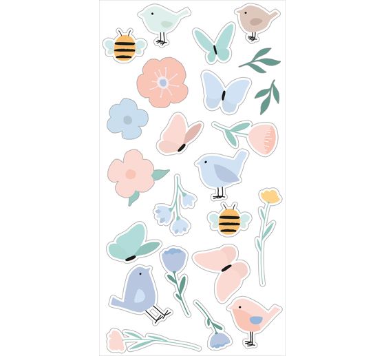 Naklejka Puffy "Słodki ogród"