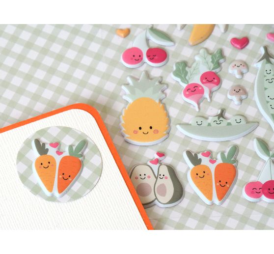 Puszysta naklejka "Witaminy"