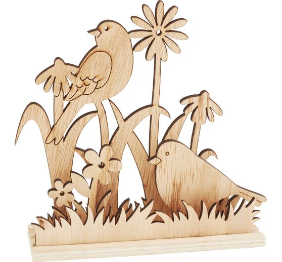 VBS Wooden building kit "Birds in the flower meadow"