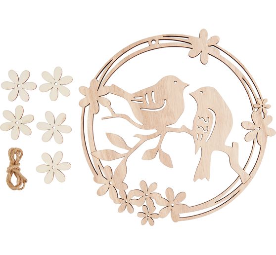 VBS Wieniec drewniany "Ptaki"