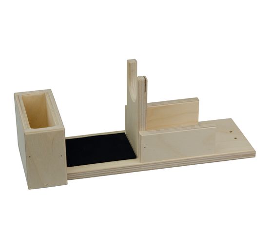 Hot glue gun with holder