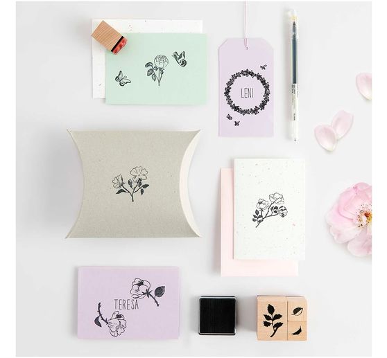 Zestaw stempli XL "La Vie En Rose"