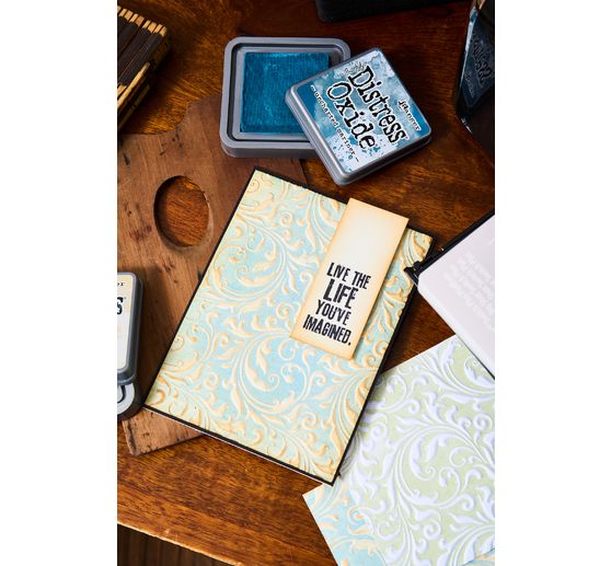 Wielopoziomowy szablon do tłoczenia Sizzix "Vault Flourish by Tim Holtz".