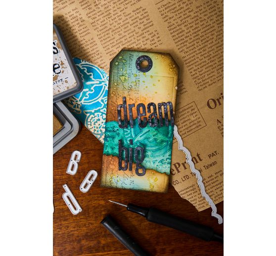 Wykrojnik Sizzix Thinlits "Vault Edges by Tim Holtz".