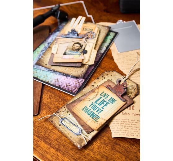 Wykrojnik Sizzix Thinlits "Vault Noteworthy by Tim Holtz".