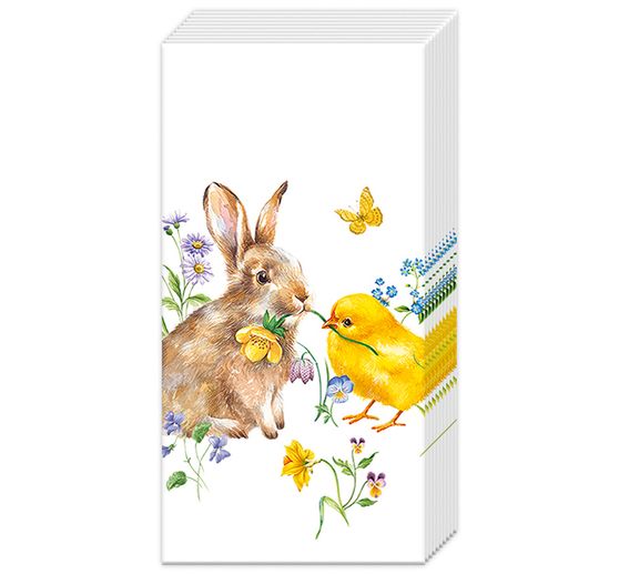 Chusteczki papierowe "Królik i pisklę"