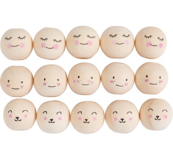 VBS Wooden heads "Smart Faces"
