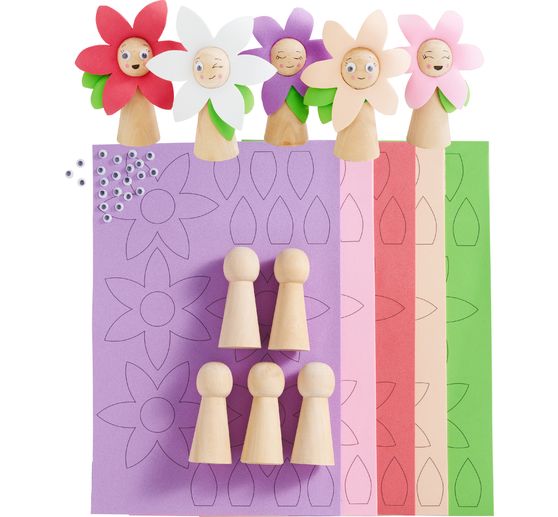 Zestaw do rękodzieła VBS "Wiosenne kwiaty"