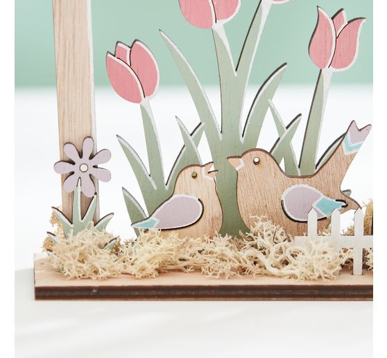 Domek z drewnianym modelem do składania VBS "Wiosenne przebudzenie"