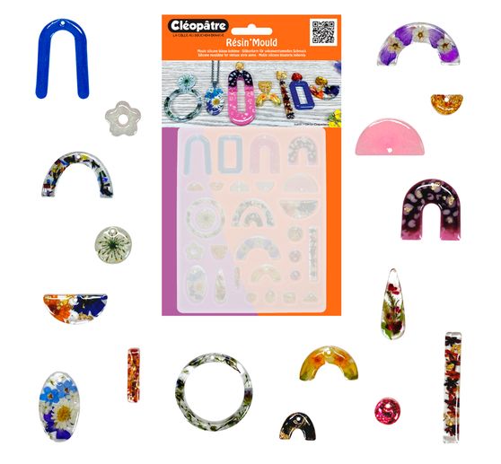 Silicone casting mould for casting resin "Jewellery"