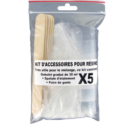 Zestaw akcesoriów z żywicy odlewniczej