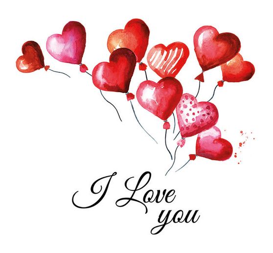 Napkin "Love Balloons"