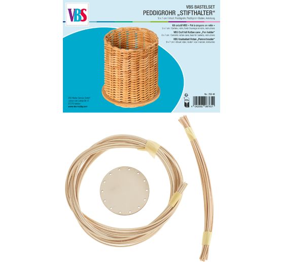 Zestaw do rękodzieła VBS "Piórnik" wykonany z rattanu