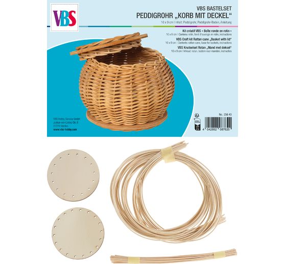 Zestaw do rękodzieła VBS "Koszyk z pokrywką"