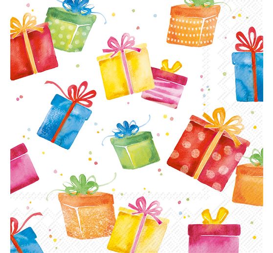 Napkin "Birthday Presents"