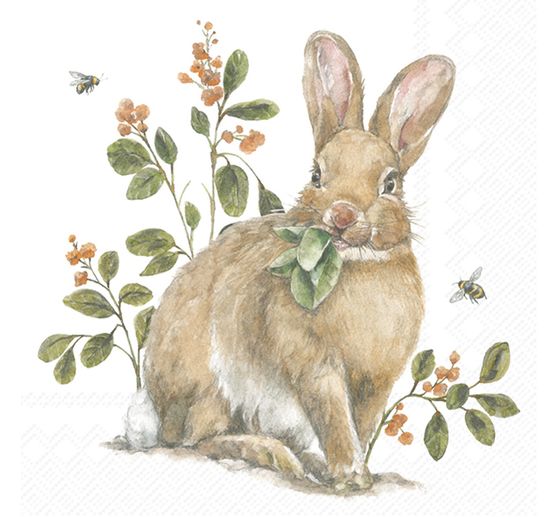 Napkin "Garden bunny"