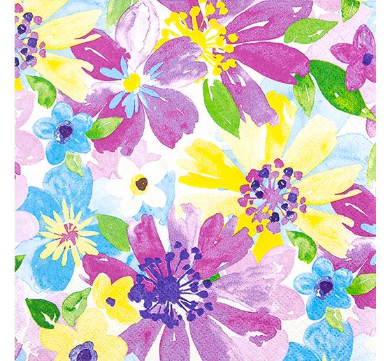 Serwetka "Różnorodność kwiatów