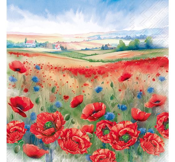Napkin "Poppy meadow"