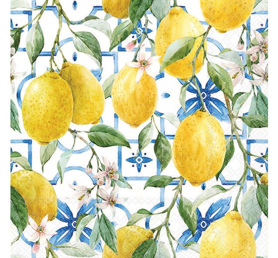 Serwetka "śródziemnomorskie cytryny