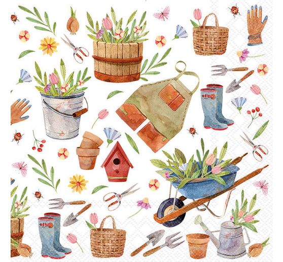 Serwetka "Happy Gardening