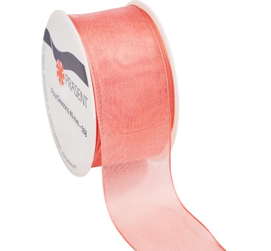 Silk ribbon "Coral"