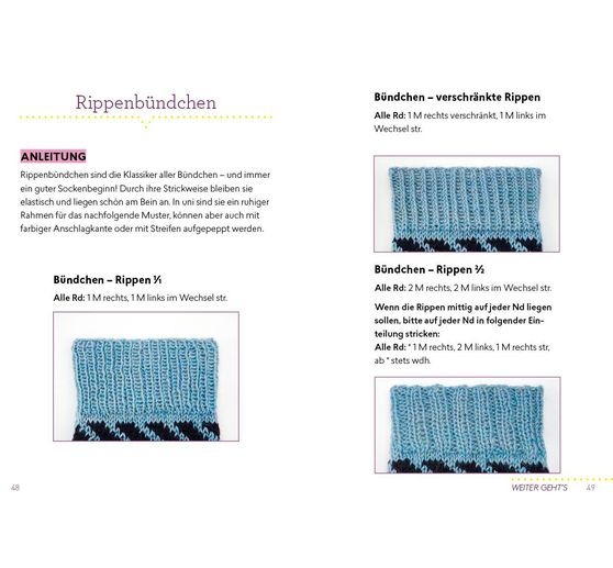 Książka "Auf die Socke, fertig, los! Die kleine Strickschule für unterwegs"