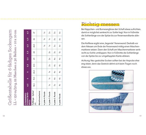 Książka "Auf die Socke, fertig, los! Die kleine Strickschule für unterwegs"