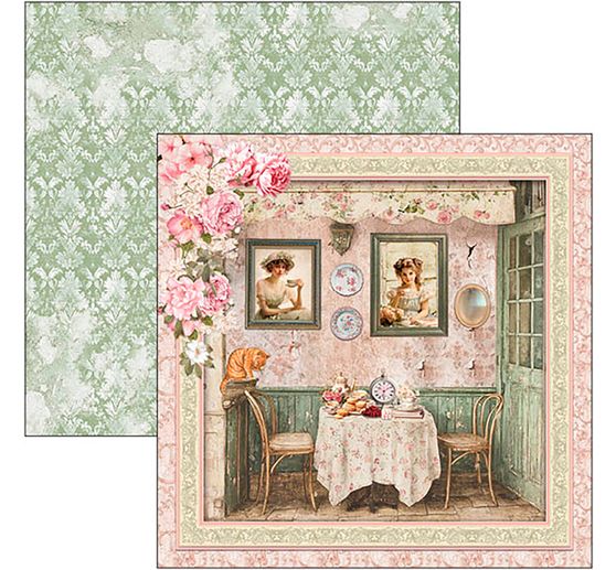 Scrapbook paper "Timeless Moments"