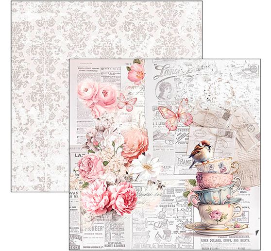 Scrapbook paper "Timeless Moments"