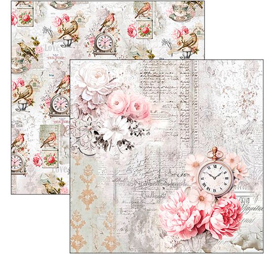 Scrapbook paper "Timeless Moments"