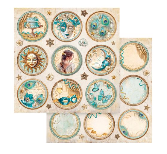 Blok do scrapbookingu "Maskarada"