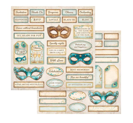 Blok do scrapbookingu "Maskarada"