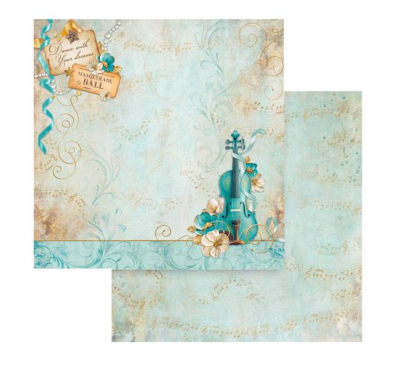 Blok do scrapbookingu "Maskarada"