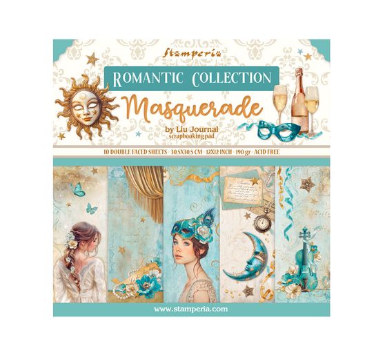 Blok do scrapbookingu "Maskarada"