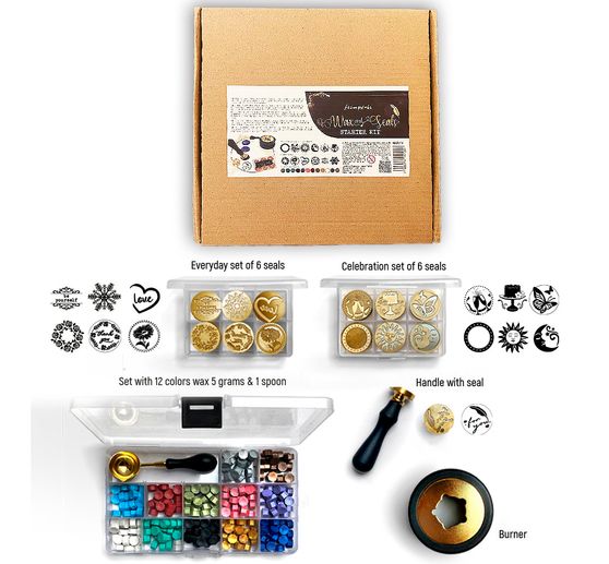 Zestaw startowy wosku i pieczęci Stamperia