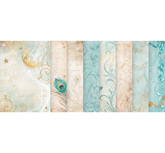 Słomkowa jedwab z motywem tła "Maskarada"