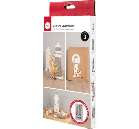 Silikonowa forma do odlewania "Latarnie morskie"