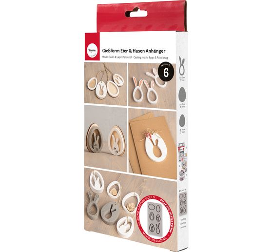 Silikonowa forma do odlewania "Wielkanocna zawieszka"