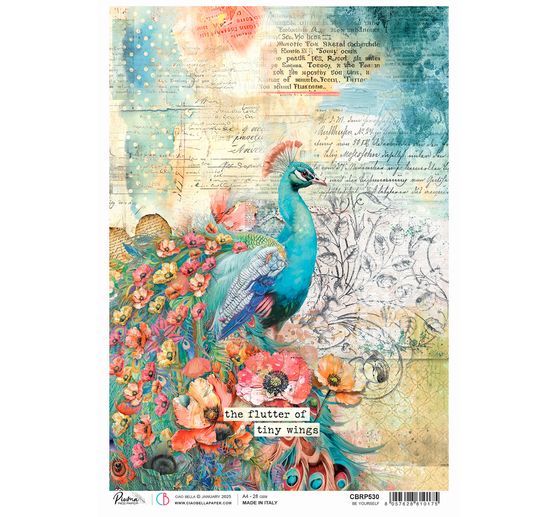 Motif straw silk "Be Yourself"