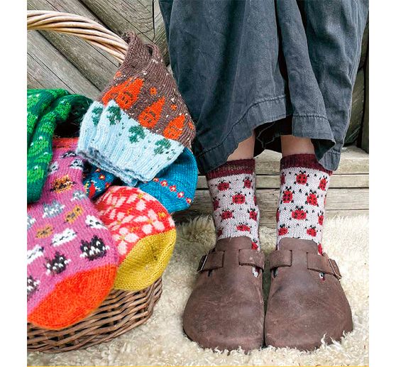 Książka "Geniale Motivsocken stricken"