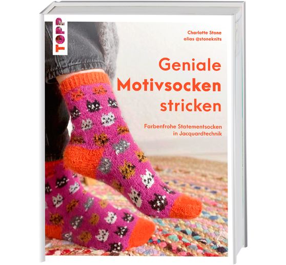 Książka "Geniale Motivsocken stricken"