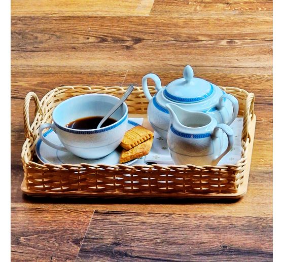 Zestaw do rękodzieła VBS "Taca" wykonany z rattanu