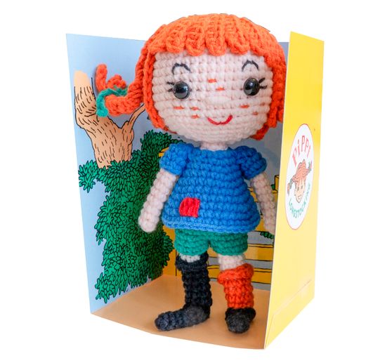 Zestaw do szydełkowania "Pippi Pończoszanka"