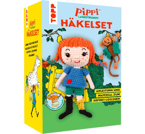 Zestaw do szydełkowania "Pippi Pończoszanka"