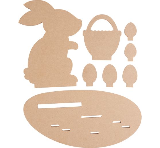 Wooden building kit "Bunny in Easter nest"