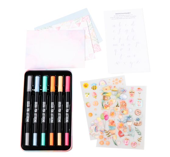 Pudełko z napisem Brush Pen "Sweet Pastel"