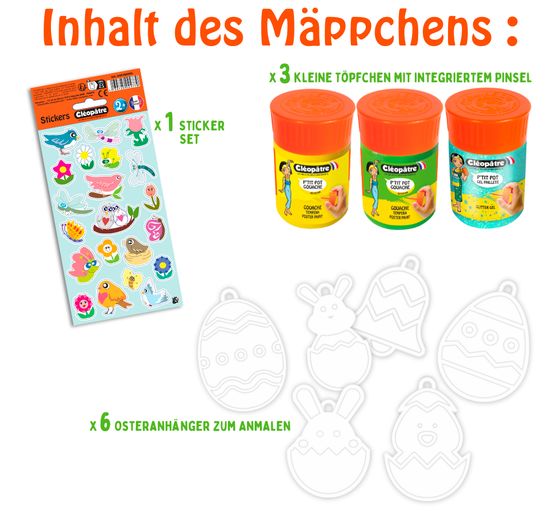 Cléopâtre Craft kit colouring "Easter"