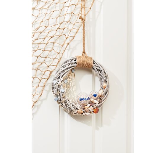 VBS Fishing net ribbon, Natural, 13 x 100 cm