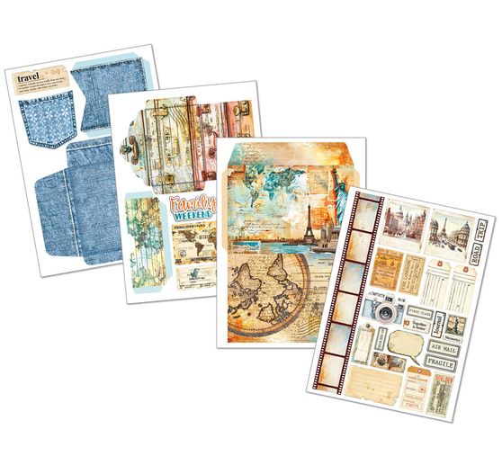 Junk Journal & Ephemera Book "Wanderlust"